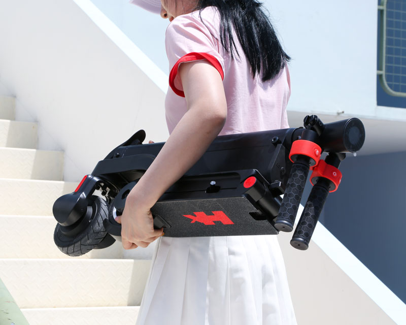 X6-5,5 Zoll Mini Tragbarer Faltbarer Rucksack Elektrischer Tretroller F&uuml;r Erwachsene Und Kinder